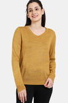 Zivame Comfy Knits Loungewear Top - Nugget Gold — thumbnail 2